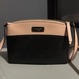 Kate Spade Black and Cream Crossbody Bag